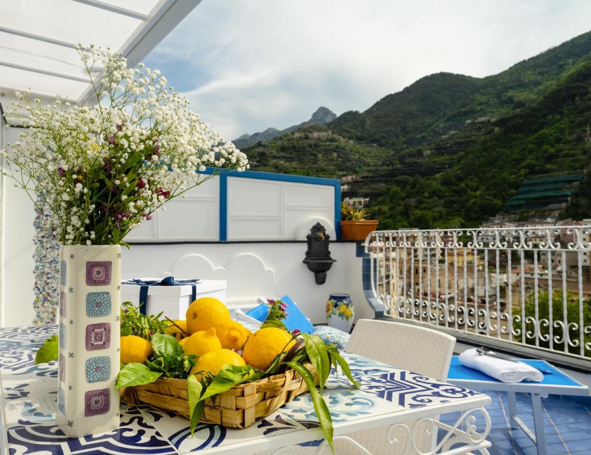 Grecale - Amazing Apartment With Patio And Sea View Maiori Buitenkant foto